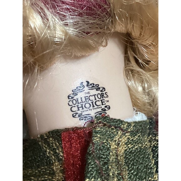 The Collector’s Choice By Dan Dee 18” Porcelain Doll Blonde Caroler In Box - Picture 11 of 16